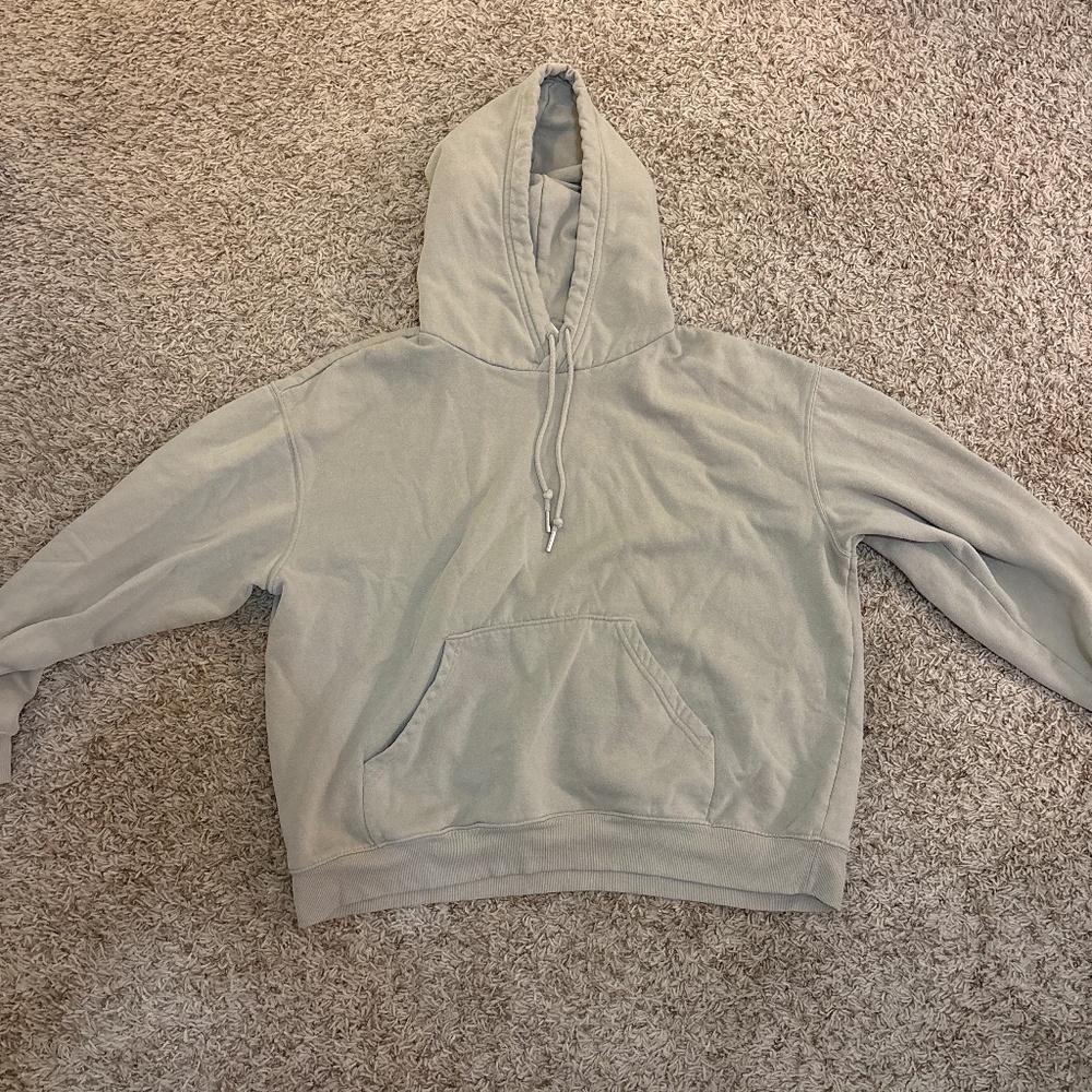 Green hoodie